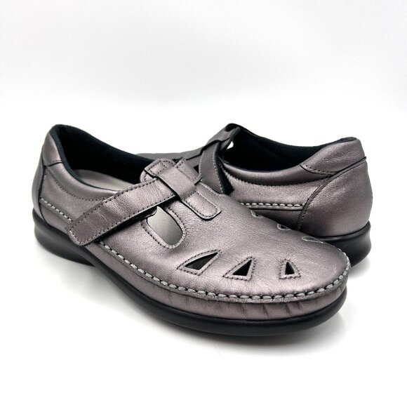 SAS Roamer EZ Strap Walking Loafer Shoe Size 7.5 Wide - Picture 1 of 12